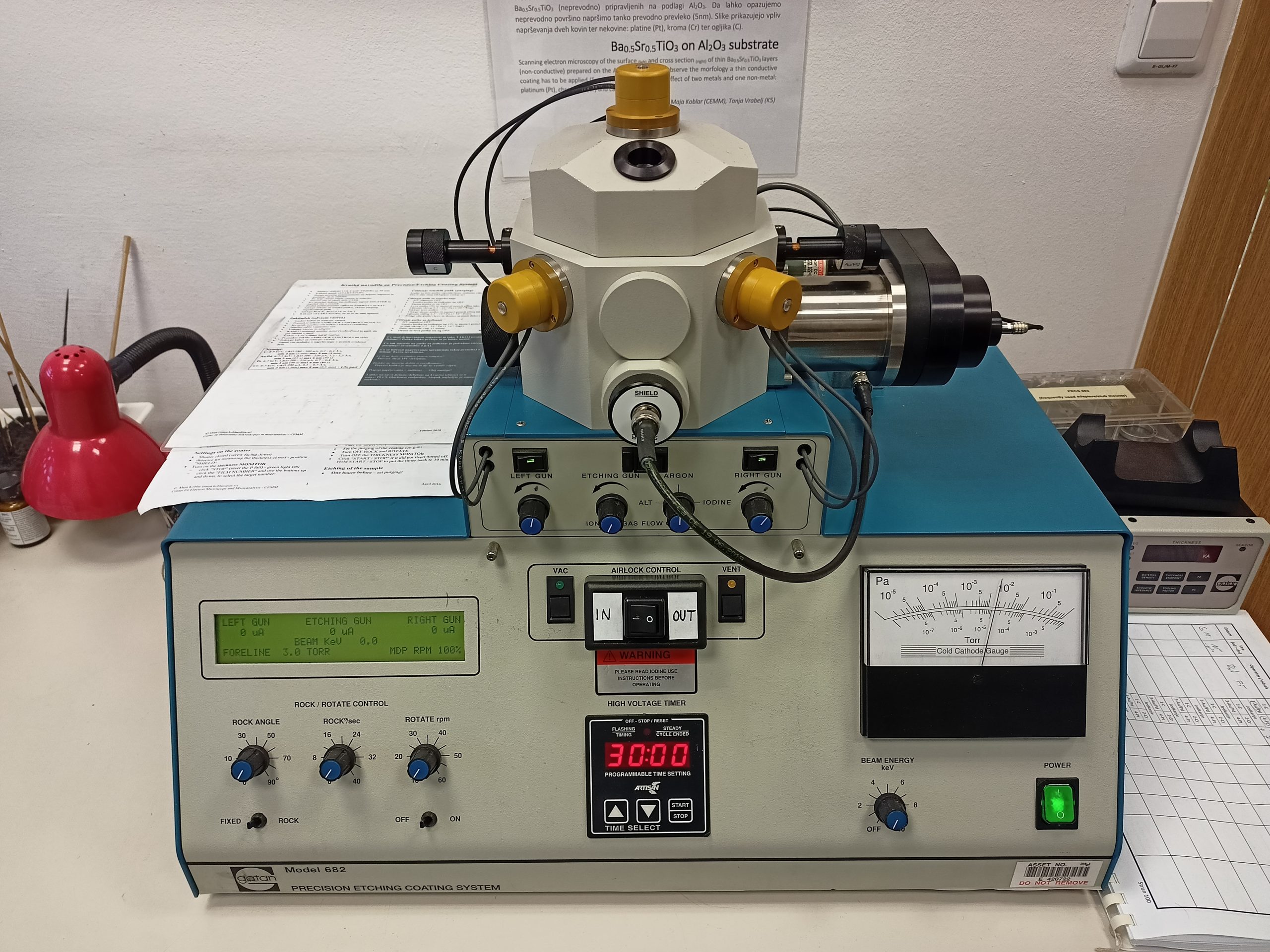 GATAN Precision Etching Coating System – PECS