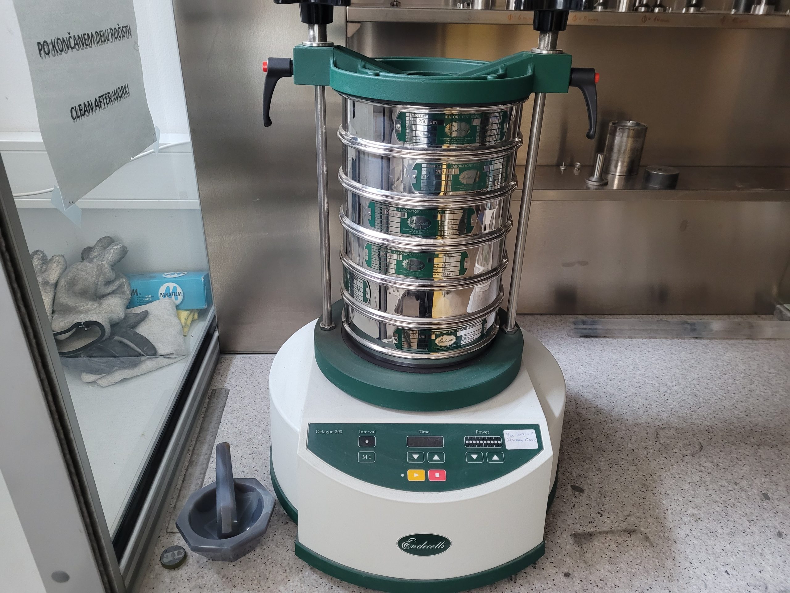 Electrical Sieving Apparatus